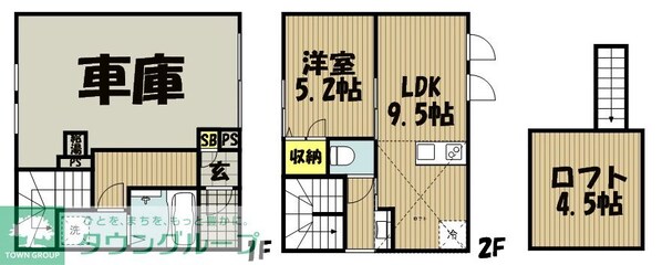 ベッロ スクーデリアの物件間取画像